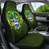 Nevins Or Mcnevins Ireland Car Seat Cover Celtic Shamrock (Set Of Two) 154230 - YourCarButBetter