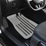 New Black American Flag Car Floor Mats Full Set 212304 - YourCarButBetter