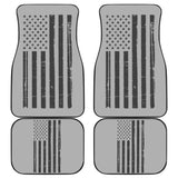 New Black American Flag Car Floor Mats Full Set 212304 - YourCarButBetter