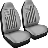 New Black American Flag Car Seat Covers Full Set 212304 - YourCarButBetter