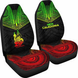 New Caledonia Car Seat Cover - New Caledonia Coat Of Arms Polynesian Chief Tattoo Reggae Version - 10 174914 - YourCarButBetter