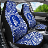 New Caledonia Car Seat Cover - New Caledonia Coat Of Arms Polynesian Flag Color 105905 - YourCarButBetter