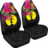 New Caledonia Car Seat Covers - Polynesian Hibiscus Pattern - 105905 - YourCarButBetter