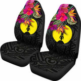 New Caledonia Car Seat Covers - Polynesian Hibiscus Pattern - 105905 - YourCarButBetter