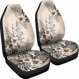 New Caledonia Car Seat Covers The Beige Hibiscus (Set Of Two) 7 232125 - YourCarButBetter