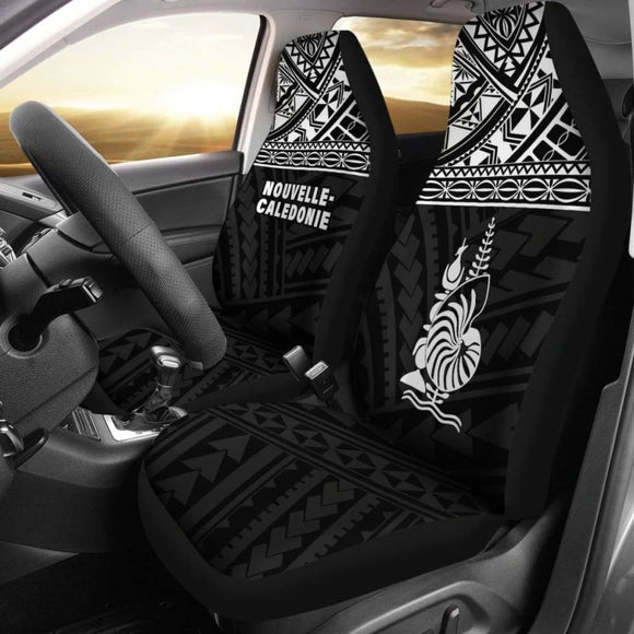New Caledonia Polynesian Car Seat Covers Black - 105905 - YourCarButBetter