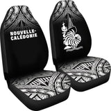 New Caledonia Polynesian Car Seat Covers - Black Fog - 105905 - YourCarButBetter