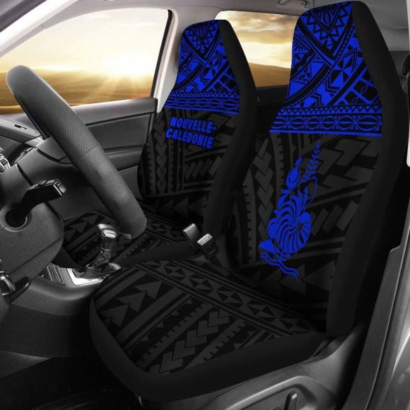 New Caledonia Polynesian Car Seat Covers Blue - 105905 - YourCarButBetter