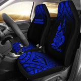 New Caledonia Polynesian Car Seat Covers - Blue Fog - 105905 - YourCarButBetter