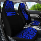 New Caledonia Polynesian Car Seat Covers - Blue Fog - 105905 - YourCarButBetter