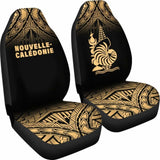 New Caledonia Polynesian Car Seat Covers - Gold Fog - 105905 - YourCarButBetter