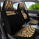 New Caledonia Polynesian Car Seat Covers - Gold Fog - 105905 - YourCarButBetter