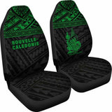 New Caledonia Polynesian Car Seat Covers Green - 105905 - YourCarButBetter