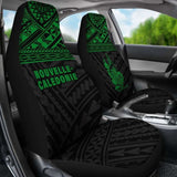 New Caledonia Polynesian Car Seat Covers Green - 105905 - YourCarButBetter