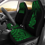 New Caledonia Polynesian Car Seat Covers - Green Fog - 105905 - YourCarButBetter