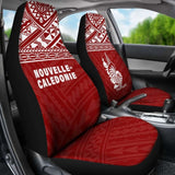 New Caledonia Polynesian Car Seat Covers Red - 105905 - YourCarButBetter