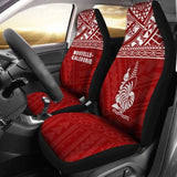 New Caledonia Polynesian Car Seat Covers Red - 105905 - YourCarButBetter