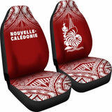 New Caledonia Polynesian Car Seat Covers - Red Fog - 105905 - YourCarButBetter