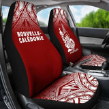 New Caledonia Polynesian Car Seat Covers - Red Fog - 105905 - YourCarButBetter