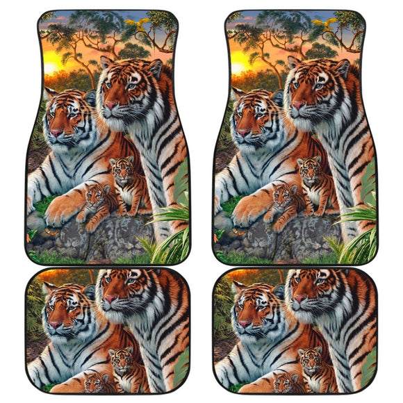 New High Quality Family Tiger Car Floor Mats 211202 - YourCarButBetter