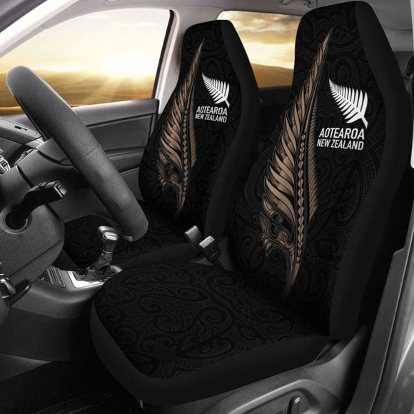 New Zealand Maori Fern Tattoo Car Seat Covers (Set Of Two) 7 174914 - YourCarButBetter
