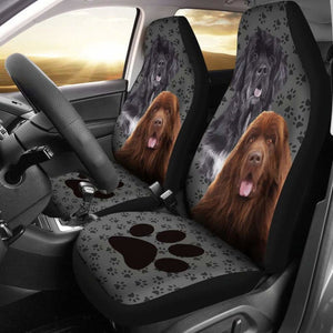 Newfoundland Paw Print Car Seat Cover 094209 - YourCarButBetter