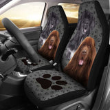 Newfoundland Paw Print Car Seat Cover 094209 - YourCarButBetter