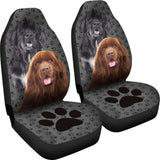 Newfoundland Paw Print Car Seat Cover 094209 - YourCarButBetter