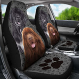 Newfoundland Paw Print Car Seat Cover 094209 - YourCarButBetter