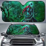 Nightmare Before Christmas Car Auto Sun Shades Jack & Sally 211901 - YourCarButBetter