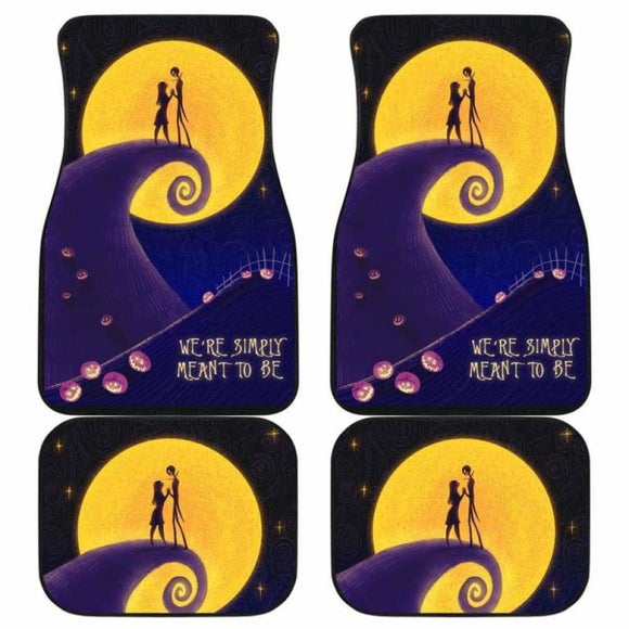 Nightmare Before Christmas Car Floor Mats 4 101819 - YourCarButBetter