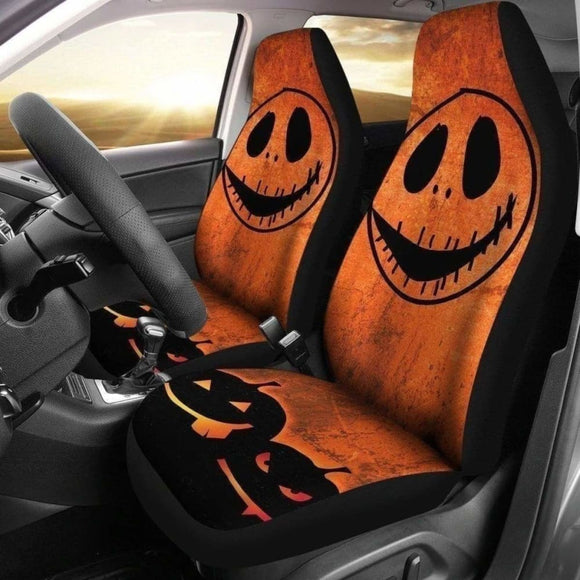 Nightmare Before Christmas Car Seat Covers Jack Face 101819 - YourCarButBetter