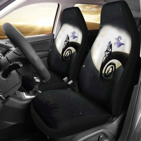 Nightmare Before Christmas Car Seat Covers Jack & Zero 101819 - YourCarButBetter