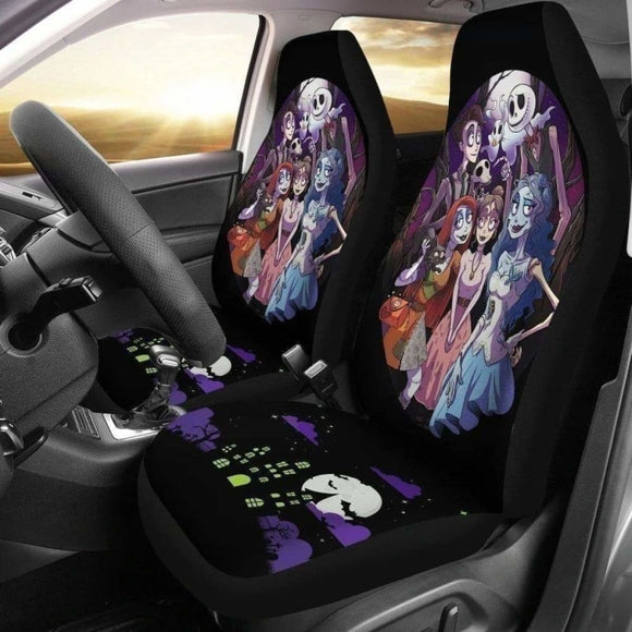 Nightmare Before Christmas & Corpse Bride Car Seat Covers 101819 - YourCarButBetter