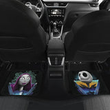 Nightmare Before Christmas Couple Fan Gift Car Floor Mats 210101 - YourCarButBetter