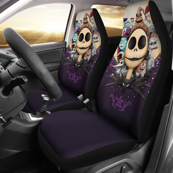 Nightmare Before Christmas Fan Art Car Seat Covers 210101 - YourCarButBetter