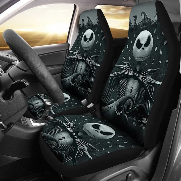 Nightmare Before Christmas Fan Gift Car Seat Cover 210101 - YourCarButBetter
