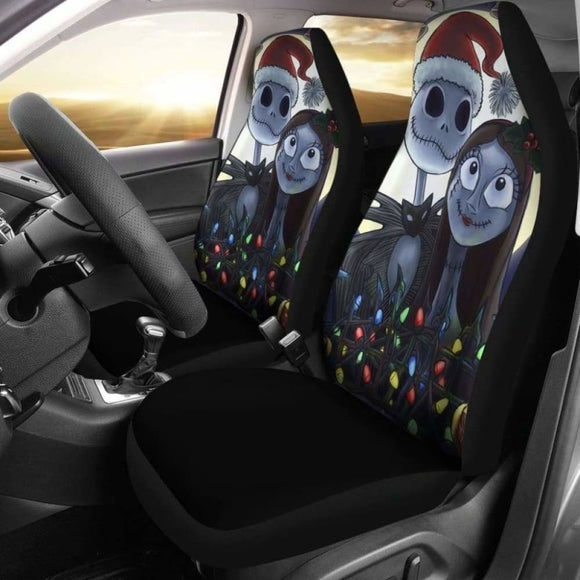 Nightmare Before Christmas Jack And Sally Car Seat Covers Amazing 101819 - YourCarButBetter