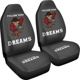 Nightmare on Elm Street Freddy Krueger Follow Your Dreams Car Seat Covers 212903 - YourCarButBetter