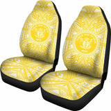 Niue Car Seat Cover - Niue Coat Of Arms Polynesian Flag Color 105905 - YourCarButBetter