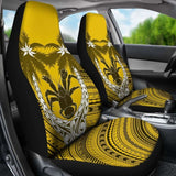 Niue Car Seat Covers - Coconut Crab & Coconut Tree - Amazing 1 105905 - YourCarButBetter