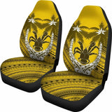 Niue Car Seat Covers - Coconut Crab & Coconut Tree - Amazing 1 105905 - YourCarButBetter