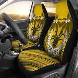 Niue Car Seat Covers - Coconut Crab & Coconut Tree - Amazing 1 105905 - YourCarButBetter