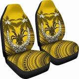 Niue Car Seat Covers - Coconut Crab & Coconut Tree - Amazing 1 105905 - YourCarButBetter