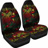 Niue Car Seat Covers - Nauru Flag Turtle Hibiscus Reggae - 105905 - YourCarButBetter