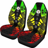 Niue Car Seat Covers - Niue Seal Polynesian Tattoo Reggae - 9 174914 - YourCarButBetter