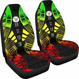 Niue Car Seat Covers - Niue Seal Polynesian Tattoo Reggae - 9 174914 - YourCarButBetter