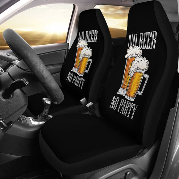 No Beer No Party Car Seat Covers 210206 - YourCarButBetter