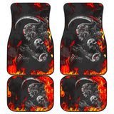 No One Can Stop Flame Grim Reaper Car Floor Mats 212102 - YourCarButBetter