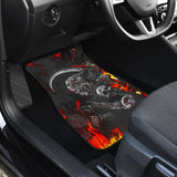 No One Can Stop Flame Grim Reaper Car Floor Mats 212102 - YourCarButBetter